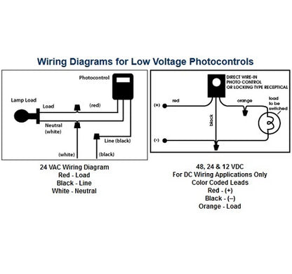 Lumatrol Low Voltage Stem Mount Photocontrols
